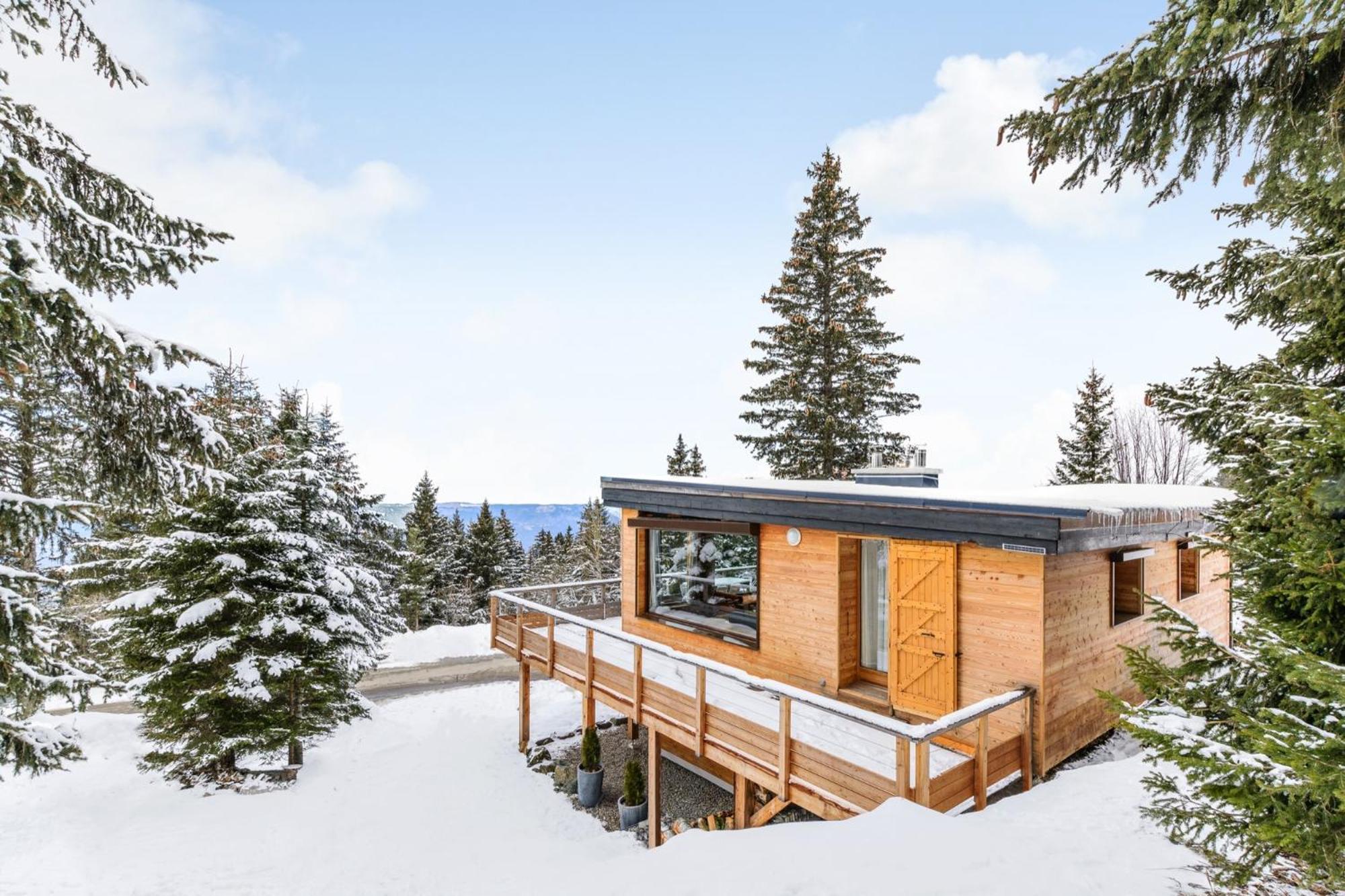Grand Chalet Standing Avec Jacuzzi A Chamrousse Ski 1750 المظهر الخارجي الصورة