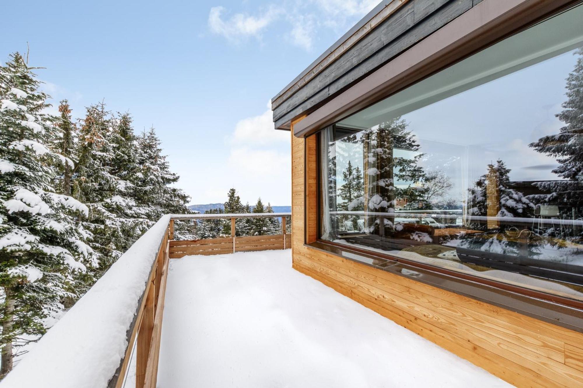 Grand Chalet Standing Avec Jacuzzi A Chamrousse Ski 1750 المظهر الخارجي الصورة