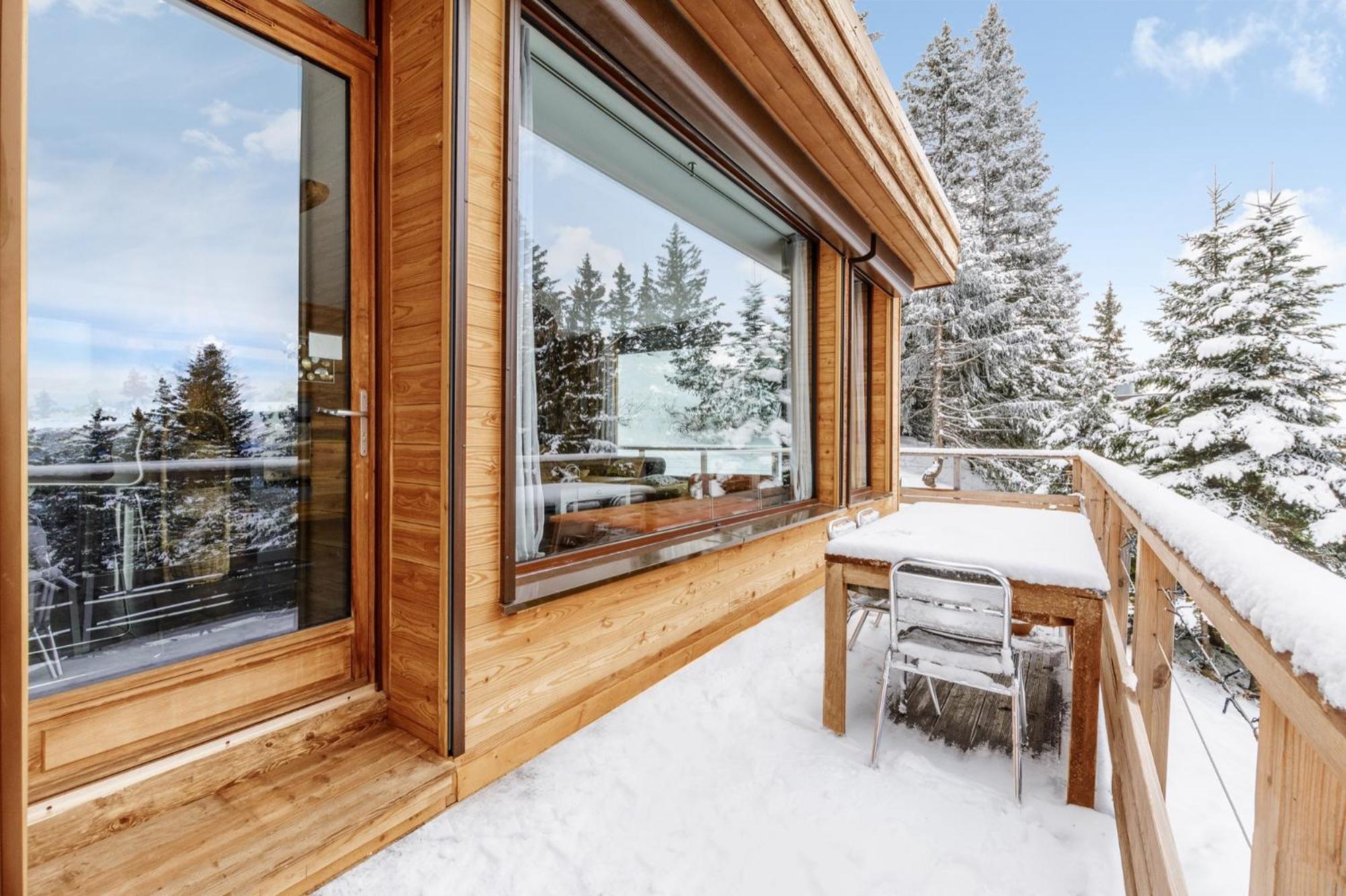 Grand Chalet Standing Avec Jacuzzi A Chamrousse Ski 1750 المظهر الخارجي الصورة