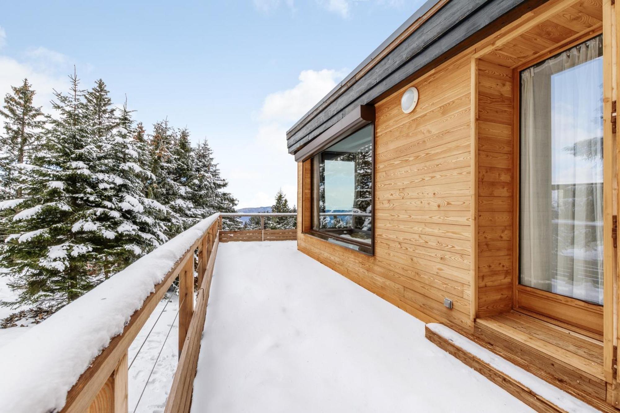 Grand Chalet Standing Avec Jacuzzi A Chamrousse Ski 1750 المظهر الخارجي الصورة
